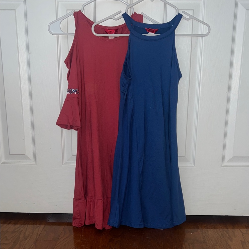 1st Kiss Kids Casual Dresses in Red and Blue